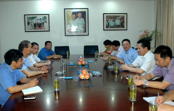 常州市質監(jiān)局局長王堅剛一行來江蘇上上電纜集團調研