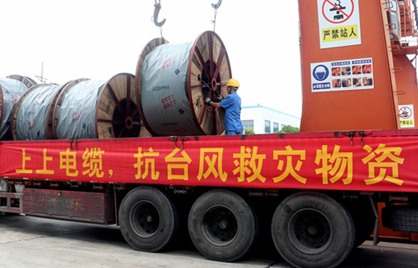 抗擊臺(tái)風(fēng)“莫蘭蒂” 上上電纜助力300萬(wàn)停電戶(hù)神速恢復(fù)供電