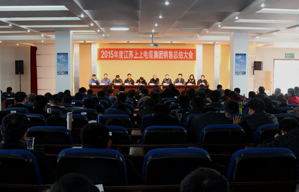 江蘇上上電纜集團(tuán)召開(kāi)2015年度銷售總結(jié)大會(huì)