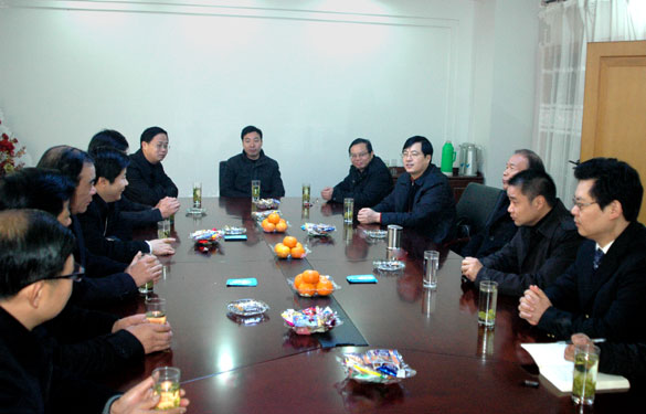 溧陽市代市長蘇江華一行來上上集團(tuán)走訪